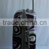 4 wheels hard shell trolley case