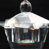 New Style Crystal Candy Jar With Lit for Sugar Stock thumbnail-3