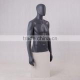 half body male black torso mannequins