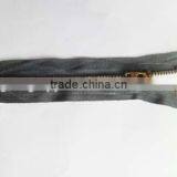 3# Brass Zipper Plated Bronze Zipper Close End Zipper With Bronze 45YG Slider Jeans Zipper thumbnail-1