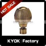 KYOK Home Decoration Unique Design Metal Curtain Finials thumbnail-6