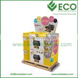 Promotion Store Paper Cardboard Pallet Display Rack