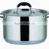 2pcs Silicon Handle Stainless Steel Casserole With Metal Lid thumbnail-1