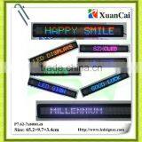 5V European Chars P7.62-7*80RGB LED Signs Programmable thumbnail-1