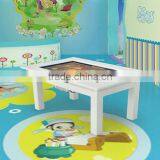 23inch LCD/LED infrared interactive multi touch screen table for children to learn and play