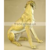 Wholesale Customized Made Plastic Dog Statue Ornaments For Decoration