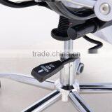 Modern High Back Office Swivel Mesh Chair With Headrest and Adjustable Lumbar Support thumbnail-3