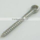 Swage Eye Terminal With Wood Screw