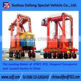 Container Straddle Carrier, Rubber Tyre Port Lifting Gantry Crane
