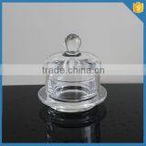 LXHY-CE0825 Glss Butter Dish Dome Covered Butter Dish / Cheese Ball Dish thumbnail-4
