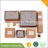 Handmade Custom Logo Printed Paper Jewelry Gift Box , Ring Box, Necklace Box thumbnail-5