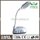 2014 New Product Flexible Turning Battery Operated Reading LED Table Lamp