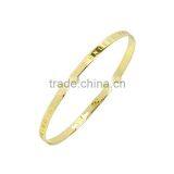 Memories Bangles With Customize Design Word 'NOTHING WILL WORK UNLESS YOU DO' With 4mm/7mm Width thumbnail-3