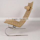 Modern Cheap Ergonomic Living Room Poul Kjaerholm PK20 Chair Sale thumbnail-1