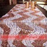 Banquet Polyester Champagne Sequins Table Runner Table Cloth thumbnail-3