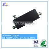 Wideband low loss cavity directional coupler 800-2500MHz, 10 15 20 30dB, N Female connector