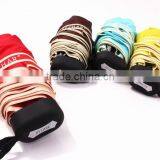 Wholesale Mini Colorful Pipping 5 Fold Umbrella thumbnail-2