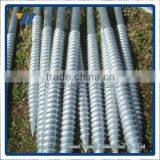 Hot Dipped Galvanized Anchor Post Screw Ground for Solar Panel