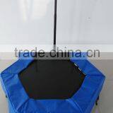 Mini Bungee Hexagon Trampoline With Handle Bar thumbnail-1