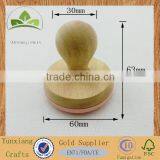 Hot Sale Soild Wood Stamp With Colored Silicone thumbnail-2