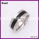 Fashion Best Selling Middel Black Area Ring Men thumbnail-1