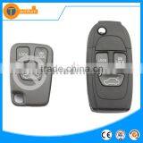 3 Button Wholesale Flip Remote Key Blank With Abs Material Uncut Blade for Volvo Xc90 S60 S40 V50