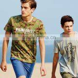 ERKE NEW Design Summer Mens Full Camo Round Neck Short Sleeve Cool t Shirt With 100% Cotton for Wholesale thumbnail-6