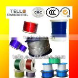 nylon coated stainless steel wire rope
