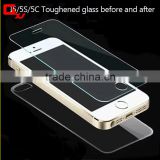 9H 0.33mm 2.5D wholesale tempered glass Front and Back screen protector for iphone 5 5s 5c