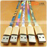 High Speed Zipper Design USB Data Cable 2 in 1 Usb Cable for Power Bank thumbnail-4