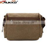 Concise Messenger Bag Laptop Messenger Bag Men Canvas Sling Bag Crossbody Satchel Bag thumbnail-4