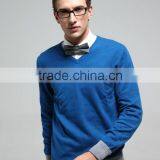 V Neck Intarsia Dragon Cashmere Pullover thumbnail-2