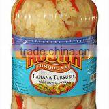 White Cabbage Pickles in 3KGS PET Cucumber Pickles Miexd Pickles Hot Pepper Pickles Mixed Pickles Tinned Package thumbnail-1