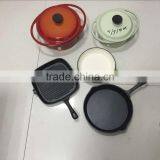 High Quality Enamel Coat Cast Iron Cookware Sets Five Pots thumbnail-1