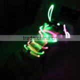 New Flashing Colorful Glowing Shoe Laces ,various Color,use in Party,bar...Welcome OEM thumbnail-1