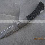 Damascus Fine Edge Folding Pocket Knife With Lockback thumbnail-6