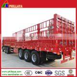 3 Axle 40ft Bulk Cargo Transport Side Door Fence Semi Trailer New or Used Farm Box Truck thumbnail-5