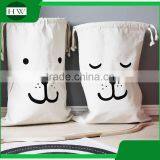 Baby Kids Children Cotton Canvas Toy Storage Bag Bear Pattern Canvas Laundry Sack Bag thumbnail-1