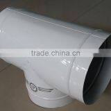 Hydroponics Growing HVAC System Flexible T Type 3-Way Branches Round Connector for Spiral Hose Pipe Ducting Fittings thumbnail-4