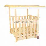 Playhouse Sandbox With Rolling Cover & Pavilion Sandbox thumbnail-3
