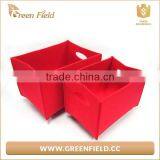 Customized Red Felt Handbag Use Felt Material Storage Bag thumbnail-1