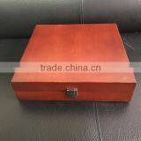 Natural Wood Carvings Leather Belt Packaging Box, Solid Wood Packaging Storage of Box thumbnail-2