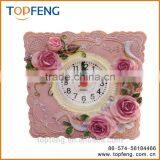 Petite Floral Alarm Clock/antique Table Clock/rose Clock thumbnail-1