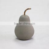 Decorative Pear and Apple Resin Concrete Statue thumbnail-2