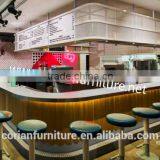 New Design Solid Surface Custom Sized Made Restaurant/pub/cafe Bar Counter thumbnail-1