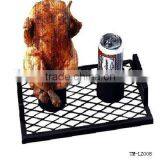 Metal Double Beer Can Chicken Cooker thumbnail-1