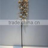 Home Garden Decoration 90cm Hight Red Gold String 19 Flowers Cymbidium Orchid Artificial Wedding Flowers ELH03 0402 thumbnail-5