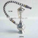 Hookah made in brass with mirror polish and one out let