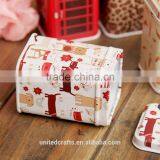 Metal Small Trinket Tin Jewelry Earrings Iron Tea Coin Storage Square Box Cases thumbnail-5