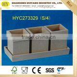 Wholesale Custom Desktop MDF Wood Pen Holder thumbnail-2